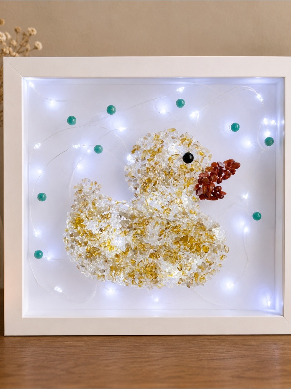Rubber Ducky Crystal Chips Light Box